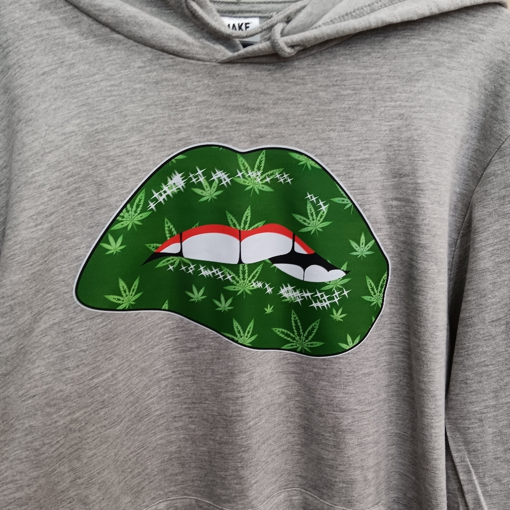 Cannabis  lips hoodie
